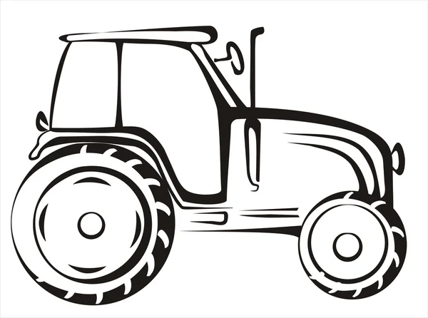 Трактор символ — стоковий вектор