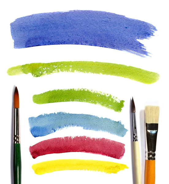 Brashes Abstract Watercolor Draw — Stock Photo, Image