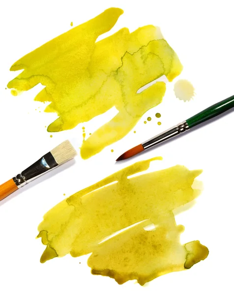Brashes Abstract Watercolor Draw — Stock Photo, Image