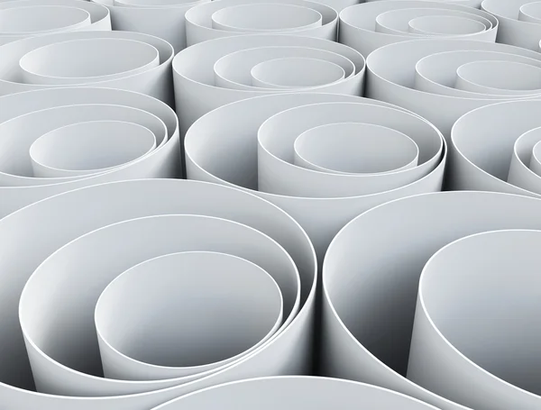 Primer plano de la pila de tubos de papel —  Fotos de Stock