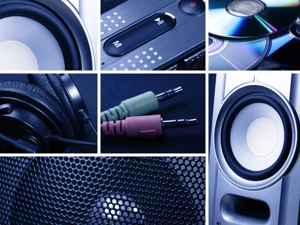 Collage of music — Stock Photo, Image