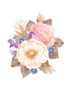 Gift bouquet clipart