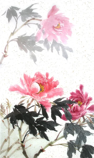 Κινεζική ζωγραφική 021 — Φωτογραφία Αρχείου