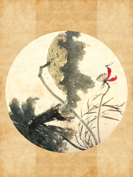 Chinees schilderij 004 — Stockfoto