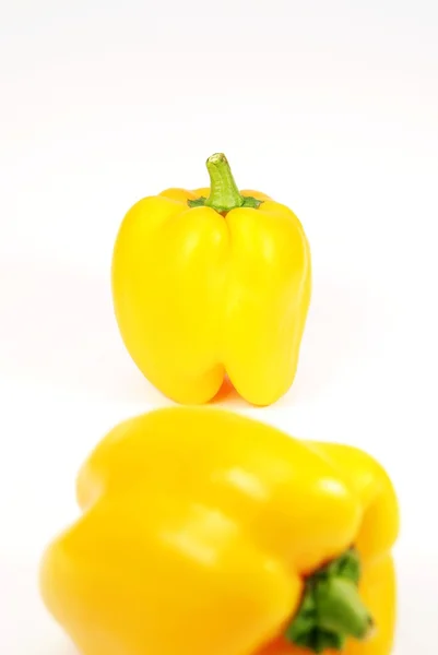 Απομονωμένες κίτρινη πιπεριά — Φωτογραφία Αρχείου