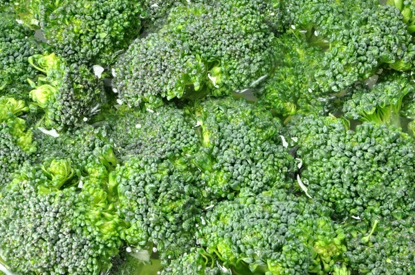 Verse Broccoli Achtergrond — Stockfoto