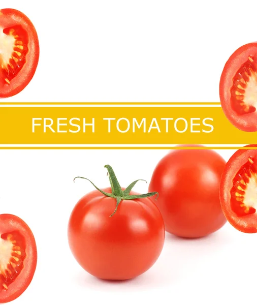 stock image Fresh tomatoes poster