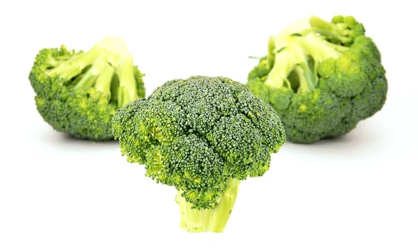 Isolated Broccoli Pattern White Background — Stock Photo, Image
