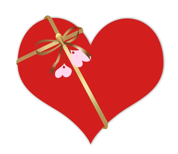 Abstraktní Valentýn dárek — Stock fotografie