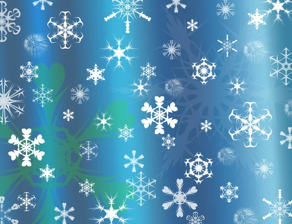 Tło płatki śniegu na Boże Narodzenie — Zdjęcie stockowe
