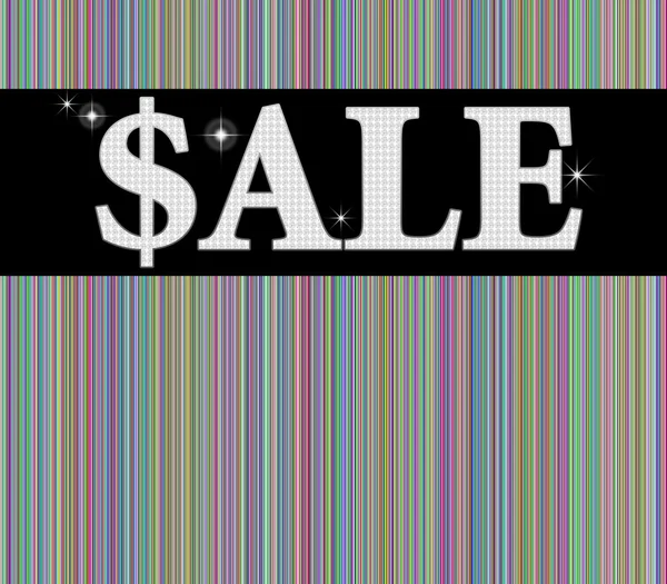 Sale Sign Colorful Background — Stock Photo, Image