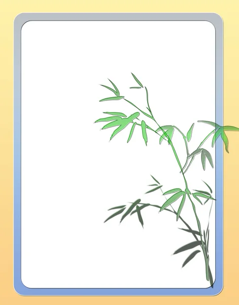 Papel carta de bambú — Foto de Stock