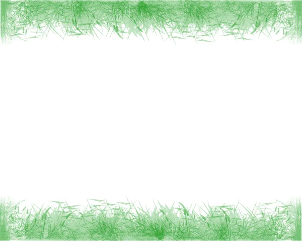 Leaves border with white background — Stock Photo, Image
