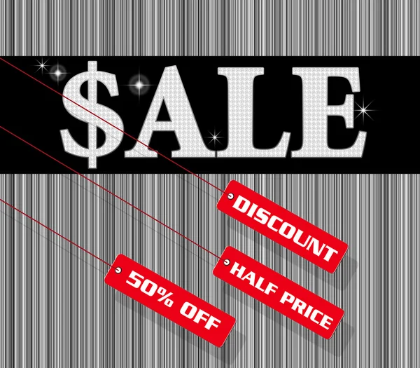 Sale Sign Discount Tag — Stock fotografie