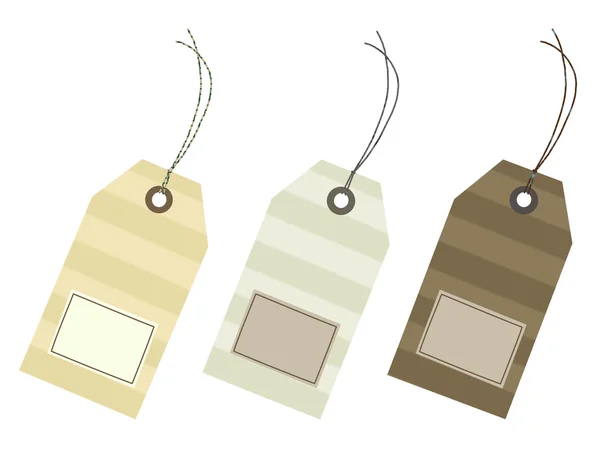 Colorful sales tags with clipping path — Stock Photo, Image