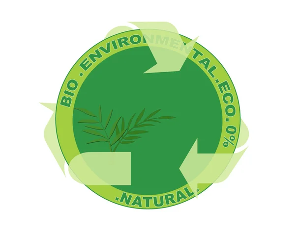 Naturaleza Etiqueta Ambiental — Foto de Stock