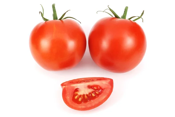 stock image Isolated fresh tomato with smile pattern