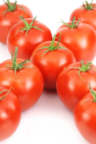 Fresh Tomatoes Made Word — Stock Photo, Image