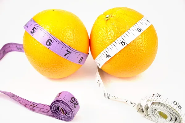 Nature Orange Measuring Line — Stock Photo, Image