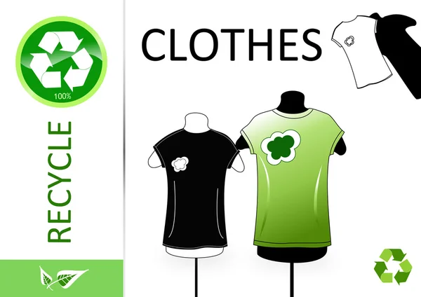 Будь Ласка Recycle Одяг — стокове фото