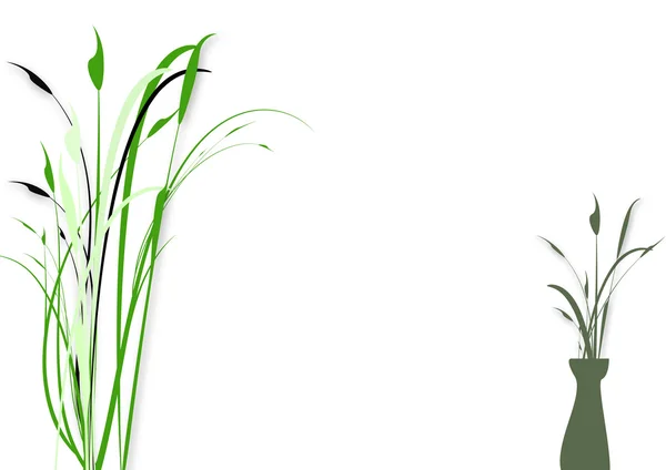 Soyut Yeşil Yaprak Arkaplanı — Stok fotoğraf