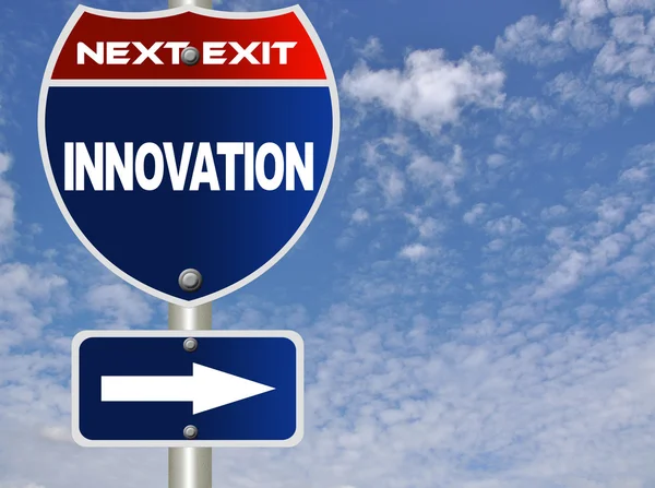 stock image Innovation road sign