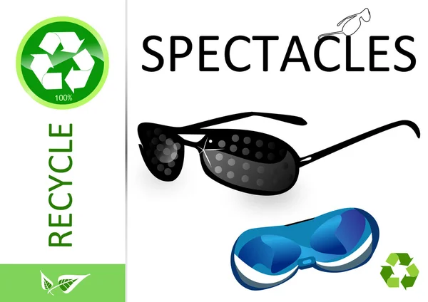Please Recycle Spectacles — Stock Photo, Image