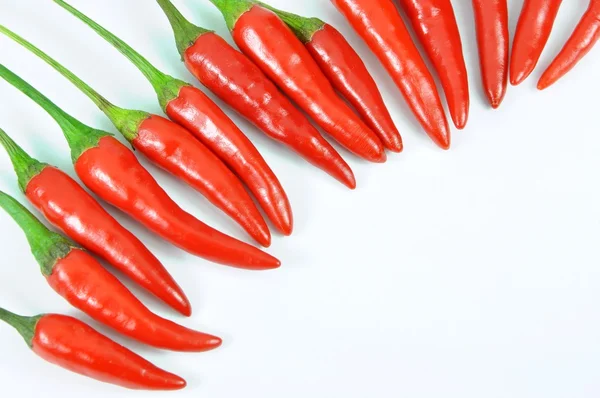 Fresh red pepper pattern — Stock Photo, Image