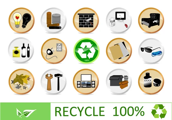 Absztrakt recycle jel — Stock Fotó