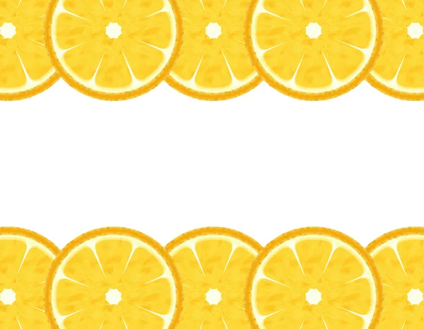 Trancher la frontière de citron — Photo