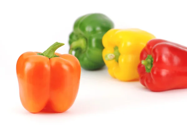Färgglada färska paprika mönster — Stockfoto