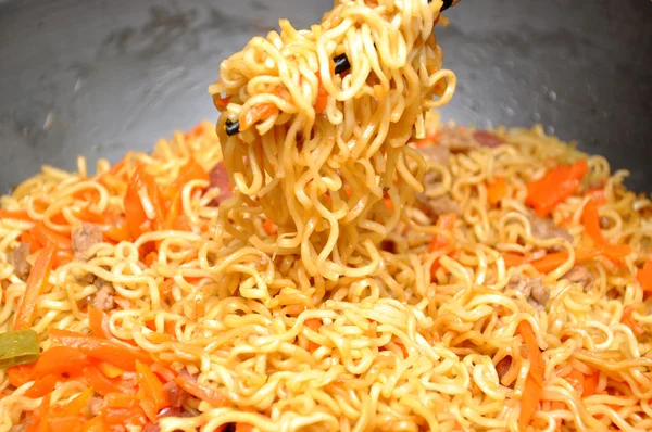 Chinese style chop noodle — Stock Photo, Image