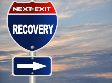 Recovery road sign