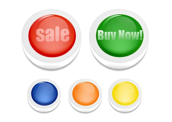Abstract vendita e acquistare ora pulsante per tutti i siti web — Foto Stock