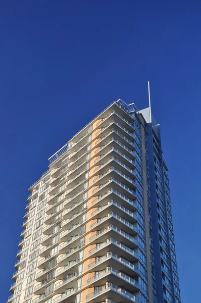 Detail of modern high rise apartment building — Stock Photo, Image