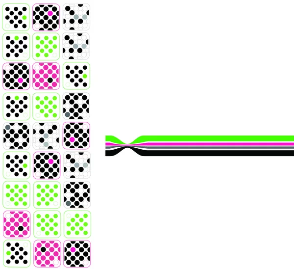 Πολύχρωμα ζάρια τετραγωνικό μοτίβο — Φωτογραφία Αρχείου