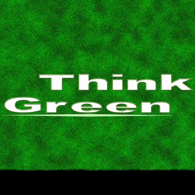 Think of green poster clipart