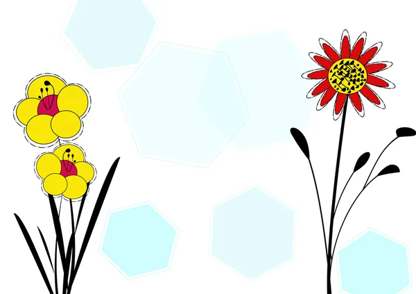 Soyut doğa çiçek arka plan — Stok fotoğraf