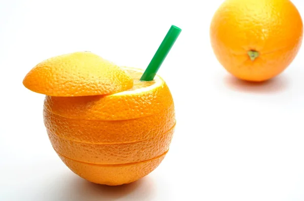 Sok streszczenie napój pomarańczowy — Zdjęcie stockowe
