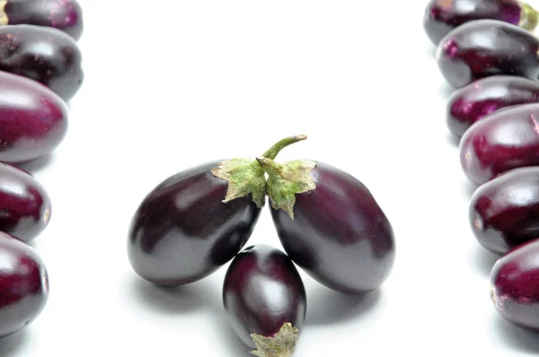 Verse aubergine patroon — Stockfoto