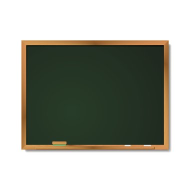 Image of a blank blackboard available in both jpeg and eps8 format clipart