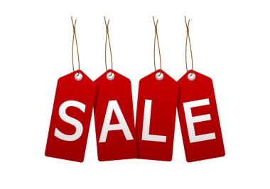 Sale tags. Available in jpeg and eps8 formats. clipart