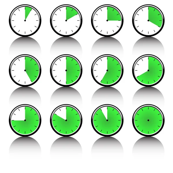 Kronometre Gösteren Sayım Hem Eps8 Hem Jpeg Formatlarında Kullanılabilir — Stok Vektör