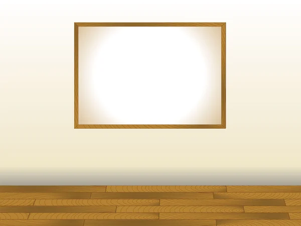壁に空の図枠のイメージ Jpeg Eps8 の両方の形式で利用可能 — ストックベクタ