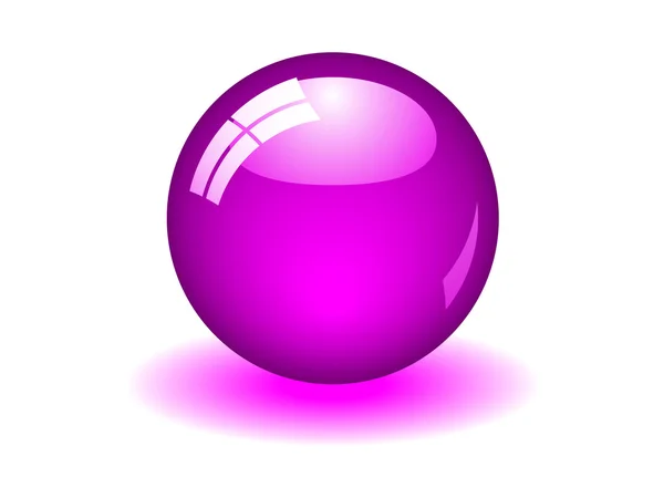 Purpurball — Stockvektor