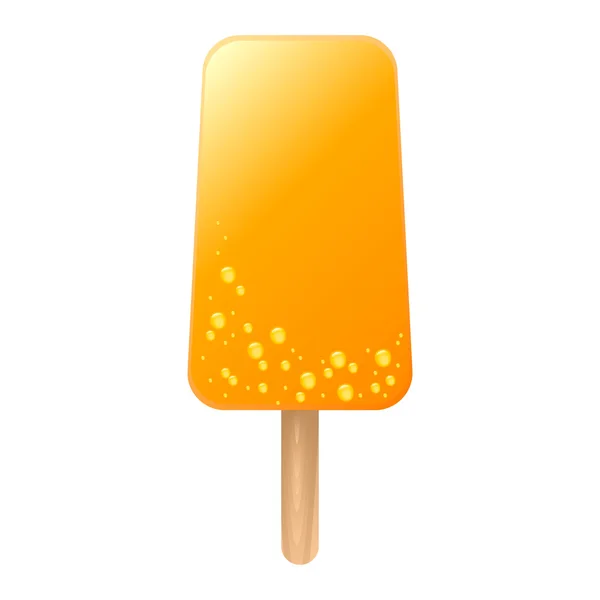 Illusration of an orange ice lolly. Available in jpeg and eps8 format.