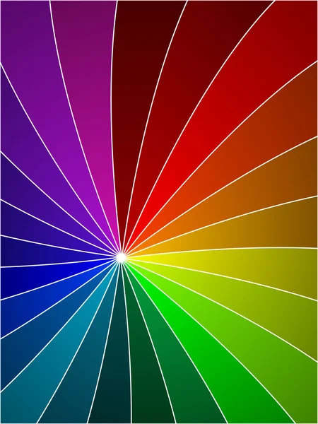 Rainbow Spiral Design Available Jpeg Eps8 Format — Stock Vector