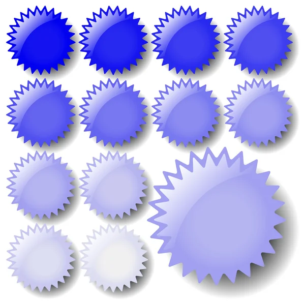 stock vector Set of blue star icons. Available in jpeg and eps8 formats.