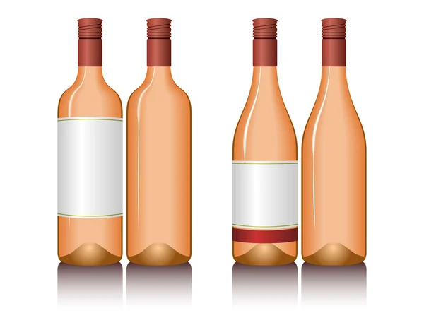 Wine Bottles — Stock Vector