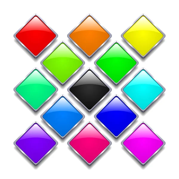 Set Shiny Badges Available Jpeg Eps8 Formats — Stock Vector